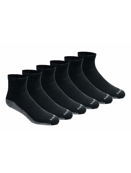 Dickies Men's Dri-tech Moisture Control Quarter Socks Multipack
