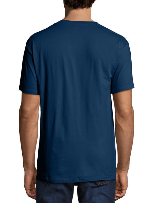 Hanes Men's Premium Beefy-T Short Sleeve T-Shirt With Pocket, Up to Size 3XL