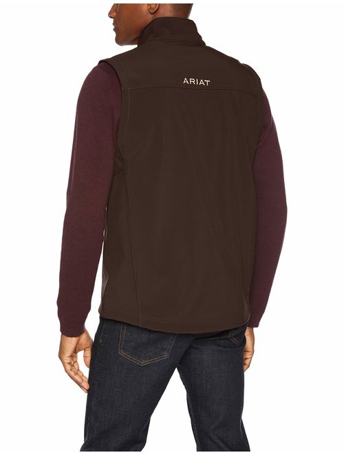 ARIAT Men's Vernon 2.0 Softshell Vest, Espresso, XL