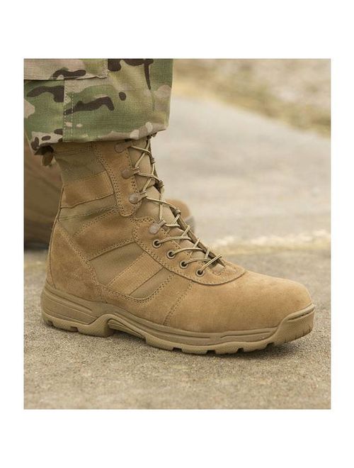 Propper SERIES 100 8" Leather & Cordura Tactical Military Combat Boot - Coyote