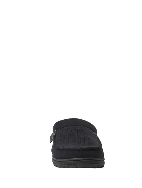 Dearfoams Mens Perforated Clog Slippers