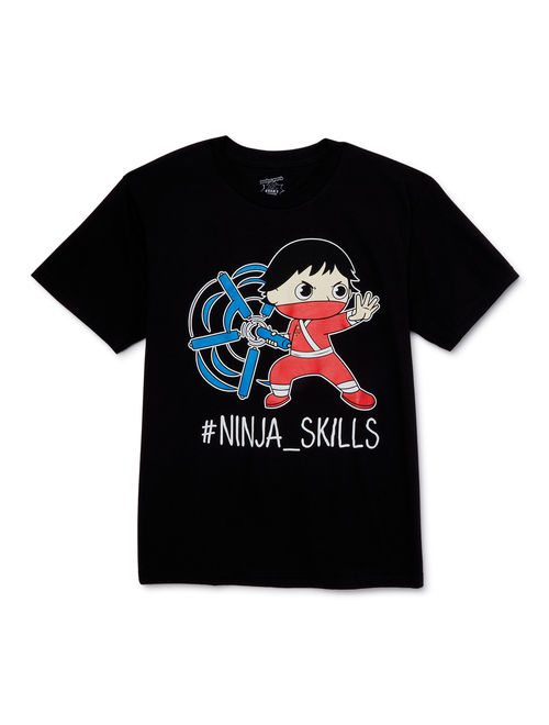 Ryan's World Boys 4-8 Ninja Game On Short Sleeve Graphic T-Shirts, 2-Pack