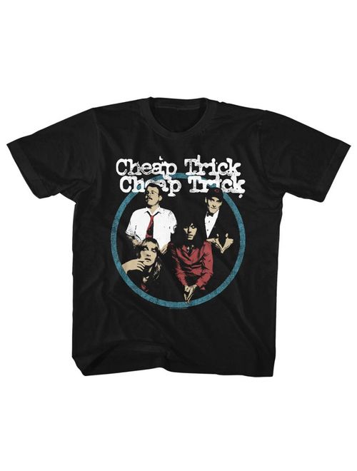 American Classics Cheap Trick Rock Band Black Toddler Little Boys T-Shirt Tee