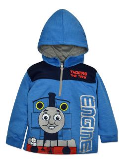 Thomas the Tank Engine Toddler / Little Boys' Quarter Zip Pullover Hoodie Blue (2T)
