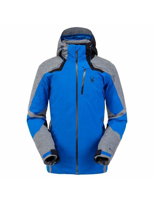 Spyder Men's Leader Gore-Tex Jacket - Male Full Zip Hooded Winter Coat