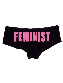 Feminist Booty Shorts Boyshort Cotton Bikini Bottom Sexy Panties