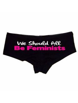 We Should All Be Feminists Booty Shorts Boyshort Cotton Bikini Bottom Sexy Panties