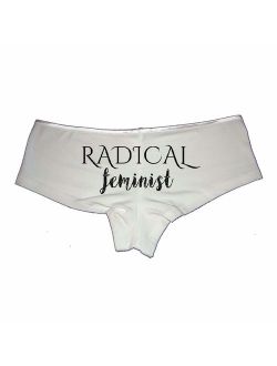 Radical Feminist Booty Shorts Boyshort Cotton Bikini Bottom Sexy Panties