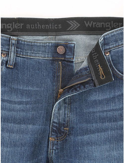 Wrangler Authentics Mens Regular Fit Comfort Flex Waist Jean