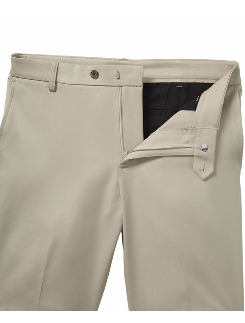 IZOD Men's Golf Microsanded Flat Front Classic Fit Pant