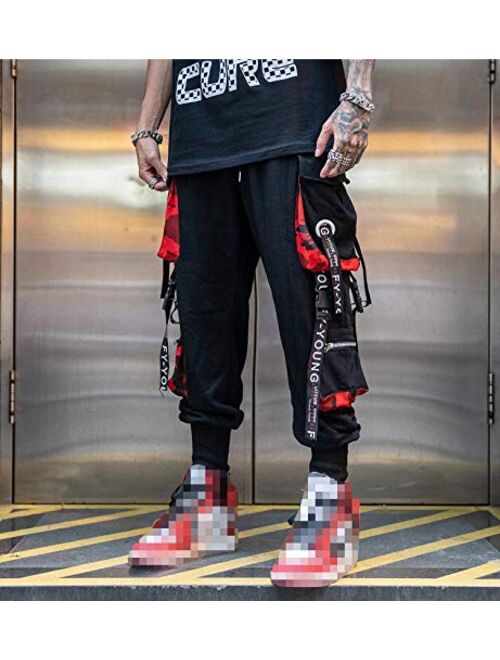 MOKEWEN Hiphop Punk Gothic Jogger Harem Pants