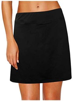 Oyamiki Women's Active Athletic Skort Lightweight Tennis Skirt Perfect for Running Training Sports Golf