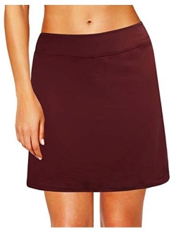 Oyamiki Women's Active Athletic Skort Lightweight Tennis Skirt Perfect for Running Training Sports Golf