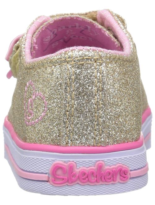 Skechers Kids Twinkle Toes Shuffles Sweet Steps Light-Up Sneaker