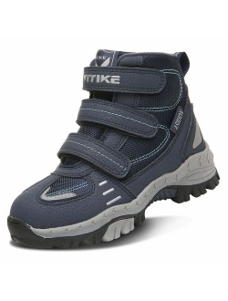 Littleplum Boys Snow Boots Winter Waterproof Antiskid Boots Hiking Outdoor Shoes for Kids(Toddler/Little Kid/Big Kid)