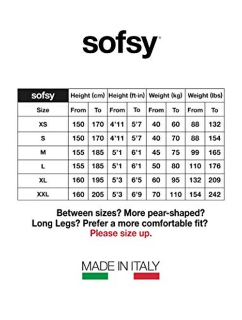 sofsy Opaque Microfibre Tights for Women - Invisibly Reinforced Opaque Brief Pantyhose 40Den [Made In Italy]