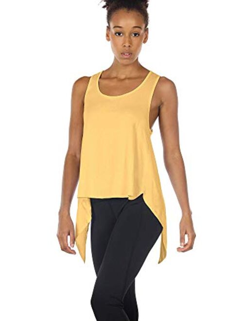 OYANUS Womens Summer Workout Tops Sexy Backless Yoga Shirts Open Back  Activewear Running Sports Gym Quick Dry Tank Tops