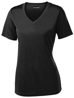 Women's Short Sleeve Moisture Wicking Athletic Shirts in Sizes XS-4XL