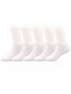 Kids Girls Cotton Cute Fun Socks 5 Pairs Cat Low Cut Crew Ankle No Toe Seam from 1-15 Years