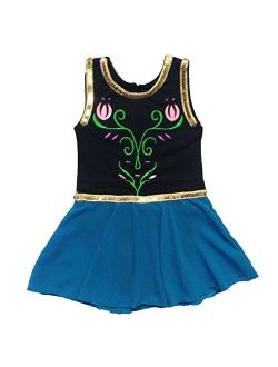 BAOHULU Toddlers Dancing Cosplay Tutu Ballet Leotard for Girls 3-12 Years
