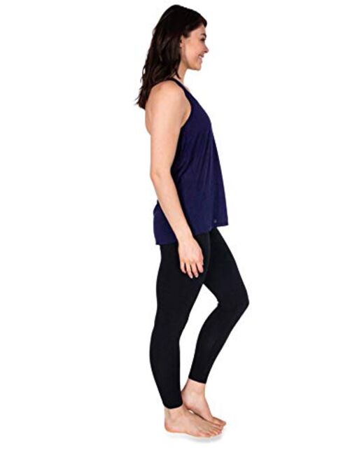 Women's 5 Pack Everyday Flowy Burnout Racer Back Active Workout Tank Tops