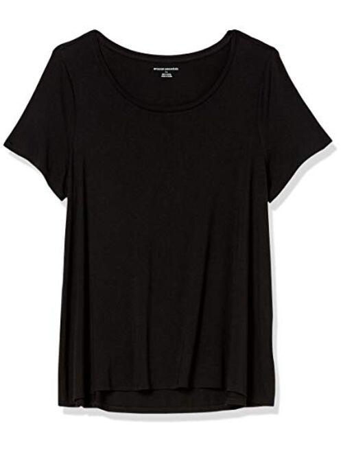 Amazon Essentials Women's Short-Sleeve Scoopneck Swing Tee