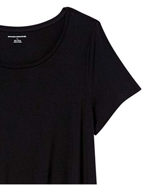 Amazon Essentials Women's Short-Sleeve Scoopneck Swing Tee