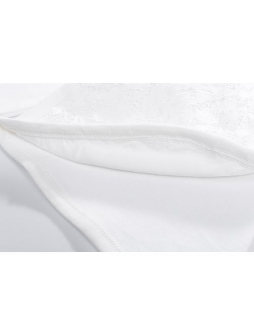 ZHUANNIAN Little Girls' Long Sleeve Lace Bolero Cardigan Shrug