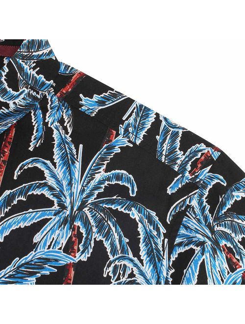 Havana Breeze Men's Relaxed-Fit 100% Cotton Hawaiian Shirt