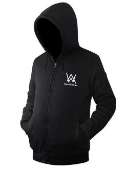 Nedal Unisex Hoodie Jacket Fleece Coat Adult Sweatshirt Zip-Up with Front Pocket