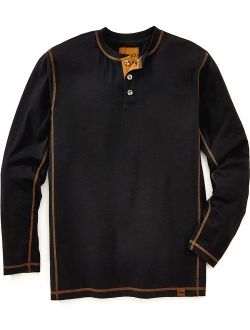 Venado Henley Long Sleeve Shirts for Men - Mens Henley with Flex Material