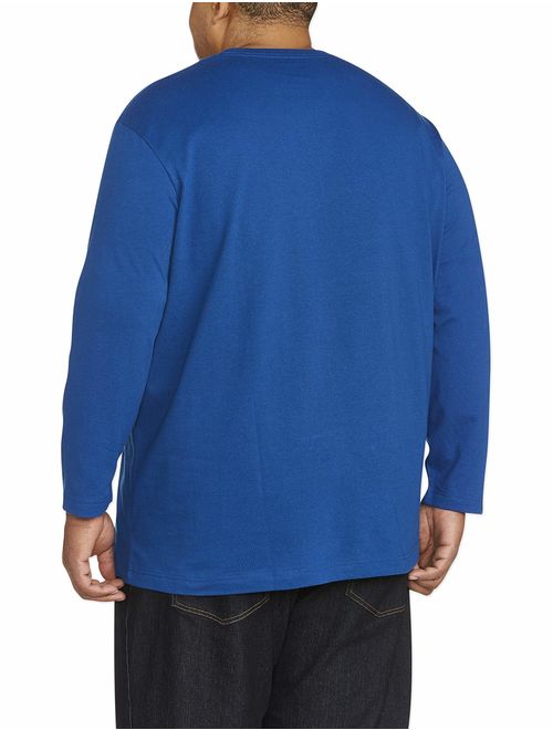 Amazon Essentials Men's Big and Tall Long-Sleeve T-Shirt fit by DXL