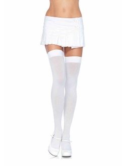 Women's Solid Hue Thigh Highs