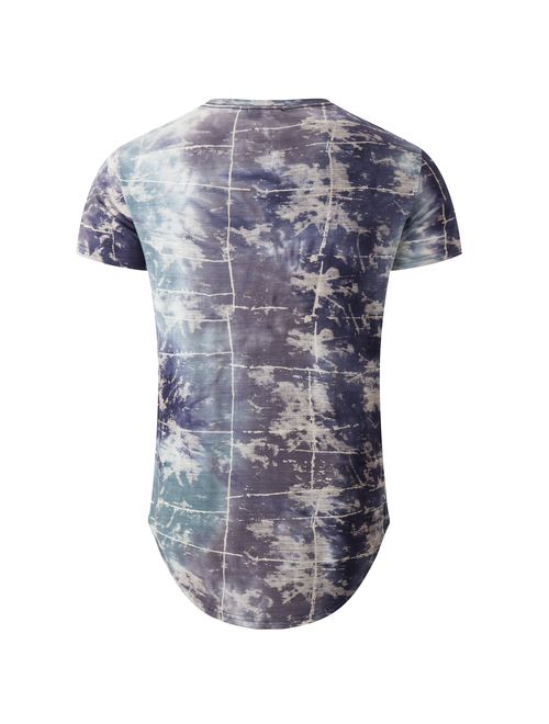 YININF Mens Hipster Hip-Hop Premiun Tees - Stylish Longline Latest Fashion Print T-Shirts