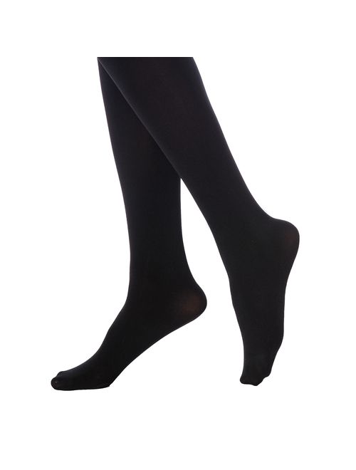 MANZI Women's 2-6 Pairs Opaque Control-Top Tights with Comfort Stretch 70 Denier