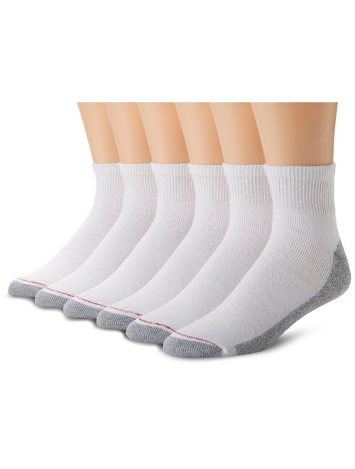 Hanes Men's Cushion Ankle Socks, 6-Pack