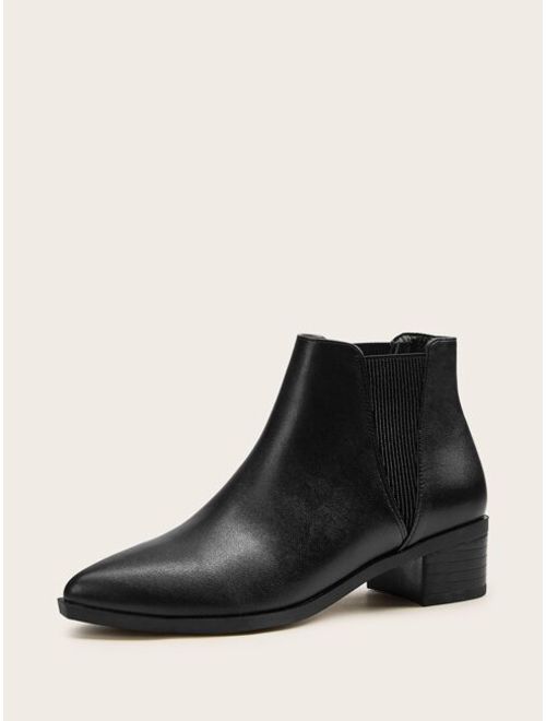 Point Toe Chelsea Boots