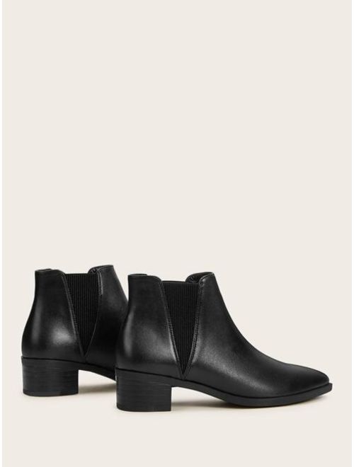 Point Toe Chelsea Boots
