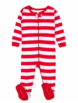 Striped Baby Boys Footed Pajamas Sleeper 100% Cotton Kids & Toddler Pjs (0 Months-5 Toddler)