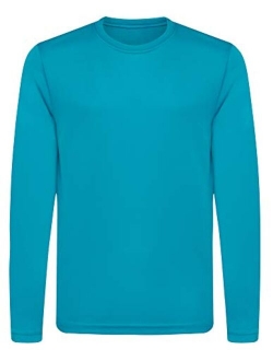 Opna Youth Athletic Performance Long Sleeve Shirts for Boy's or Girl's - Moisture Wicking