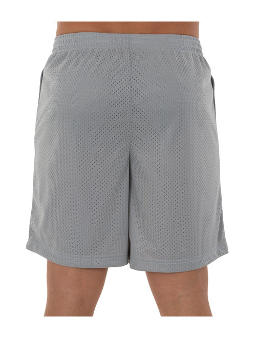 Athletic Works Men's and Big Men's Active Rice Hole Mesh Short, up to 5XL