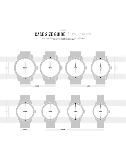 Fossil Men's Minimalist Three-Hand Leather Watch (Style: FS5305)