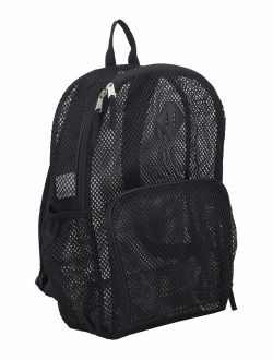Eastsport Multi-Purpose Mesh Backpack with Front Pocket, Adjustable Straps and Lash Tab