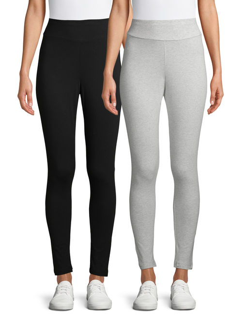 Buy Time and Tru Women's Knit Leggings, 2-Pack online | Topofstyle