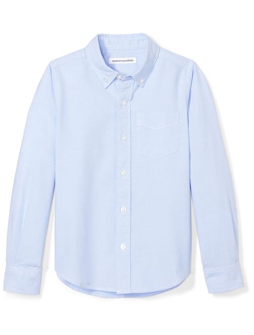 Amazon Essentials Boys' Long-Sleeve Uniform Oxford Shirt