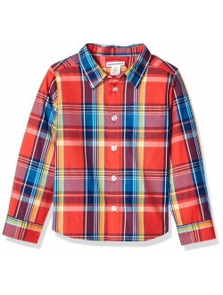 Boys' Long-Sleeve Poplin/Chambray Shirt