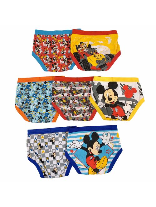 Disney Boys Toddler Mickey Mouse 3-Pack or 7-Pack Briefs 18M 4T 2/3T 