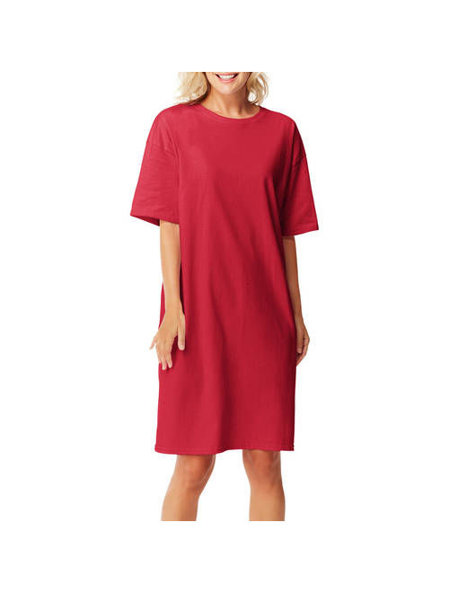Buy Hanes Womens Cotton Wear-Around Crew Neck T-shirt online | Topofstyle