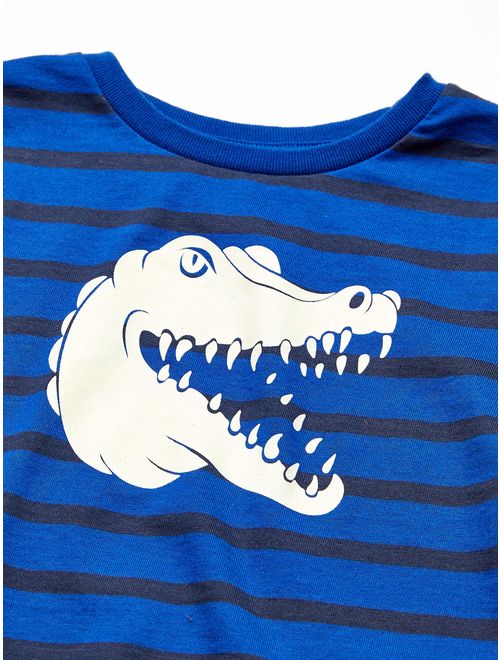 Amazon Brand - Spotted Zebra Boys' Toddler & Kids 4-Pack Short-Sleeve T-Shirts