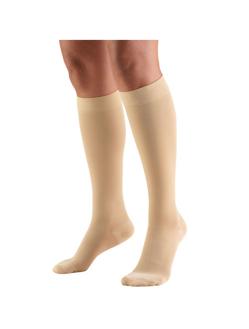 Truform Stockings, Knee High, Closed Toe: 20-30 mmHg, Beige, Small